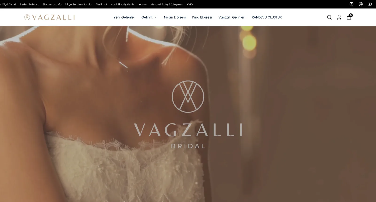 Vagzalli Bridal — İkas E-commerce Setup